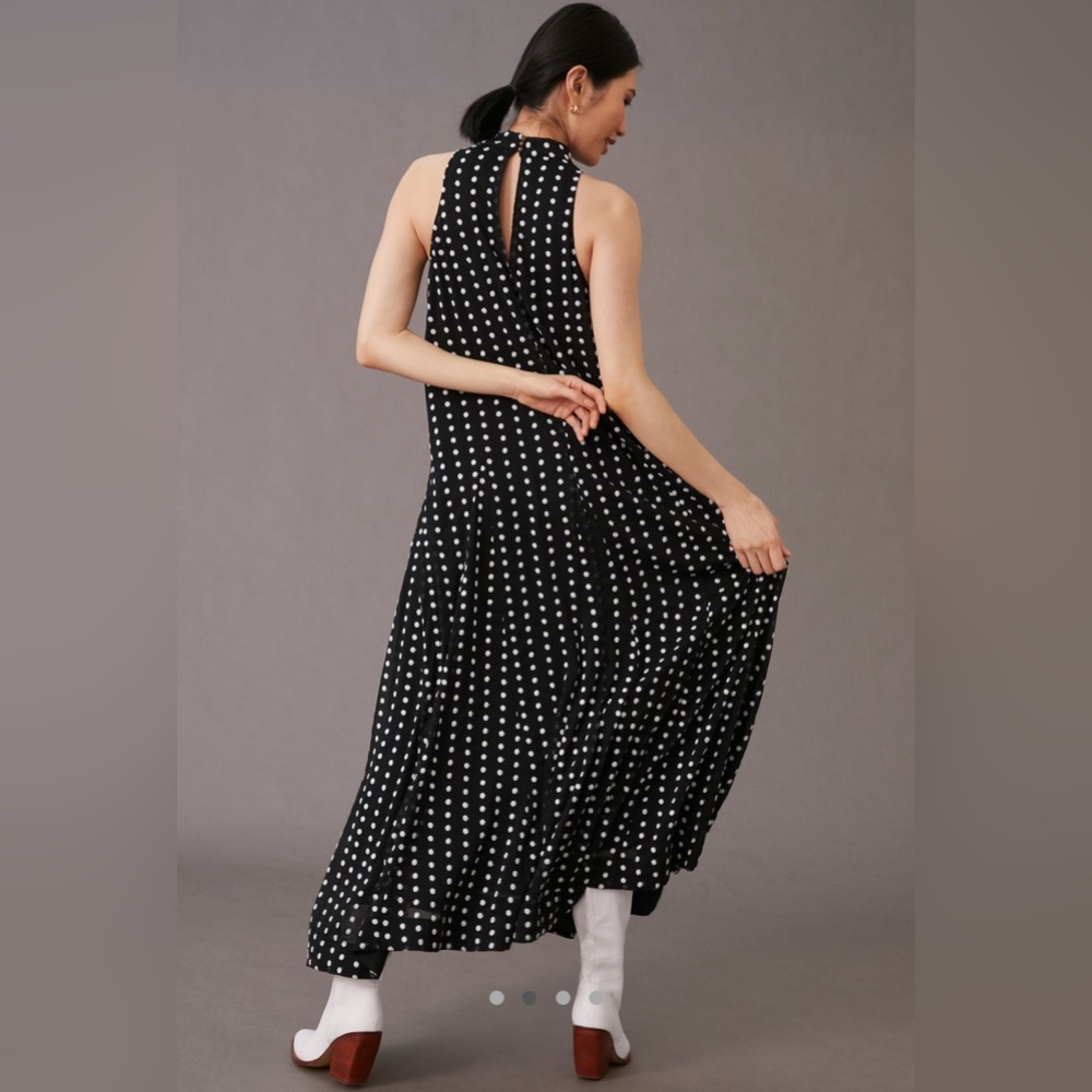 Anthropologie Maeve Mock Neck Maxi Dress - Picture 2 of 8